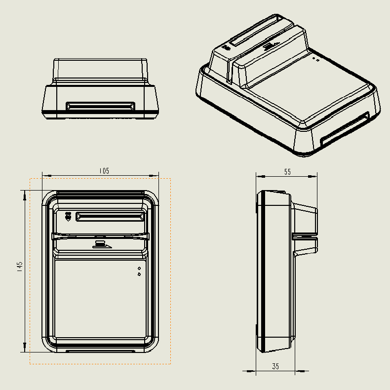 HDOS 華大HD-100智能卡讀寫器 社保卡讀卡器 醫(yī)?？ㄗx卡器 IC卡讀寫機(jī) 磁條卡身份證讀卡器 （4合1）醫(yī)?？?、磁條卡、就診卡、密碼鍵盤